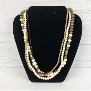 Multi-strand Beaded Necklace